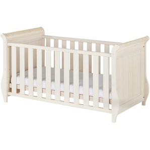 Babybett - weiß - Materialmix - 75 cm - 84 cm | Möbel Kraft