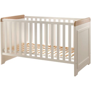 Babybett - weiß - Materialmix - 79 cm - 144 cm | Möbel Kraft