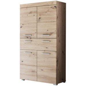 Bad-Hochschrank Amanda | holzfarben | 73 cm | 132 cm | 31 cm |