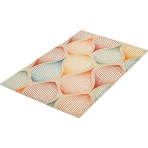 Badematte Magic Kleine Wolke, Höhe 15 mm, rutschhemmend beschichtet, fußbodenheizungsgeeignet, Polyester, rechteckig, Badteppich, modernes Design, waschbar