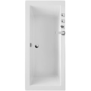 Badewanne Cubic rechteckig weiß 180 x 80 cm