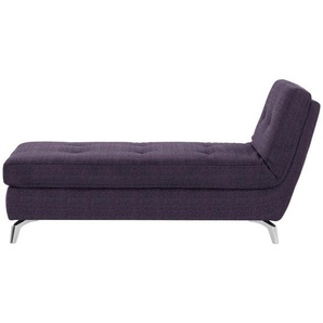 Bali Chaiselongue, Violett, Textil, Uni, 200x110x83 cm, Stoffauswahl, Wohnzimmer, Sessel, Relaxliegen