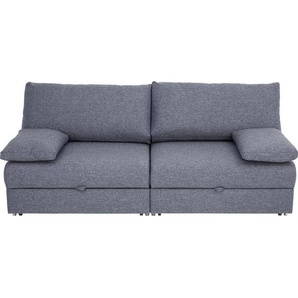 Bali Schlafsofa Elements, Blau, Grau, Textil, 192x77-88x110-120 cm, Oeko-Tex® Standard 100, Typenauswahl, Stoffauswahl, Liegefunktion, Schlafen auf Sitzhöhe, Kinder- & Jugendzimmer, Jugendmöbel, Jugendsofas