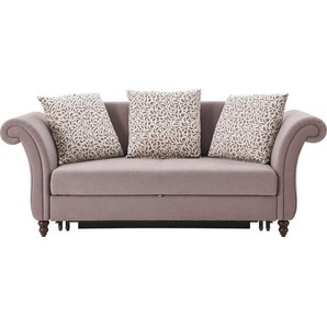 Bali Schlafsofa, Grau, Beige, Textil, 206x88x95 cm, Oeko-Tex® Standard 100, Typenauswahl, Fußauswahl, Relaxfunktion, Armteilvarianten, Schlafen auf Sitzhöhe, Hocker erhältlich, individuell planbar, Kinder- & Jugendzimmer, Jugendmöbel, Jugendsofas