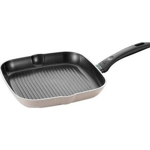 Ballarini Grillpfanne Ledro, Schwarz, Beige, Metall, quadratisch, 30x9.5x47.5 cm, Kochen, Pfannen, Grillpfannen