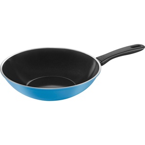 BALLARINI Wok Caprera, Aluminium (1-tlg), Keramikbeschichtung, Thermopoint, bunt, Made in Italy