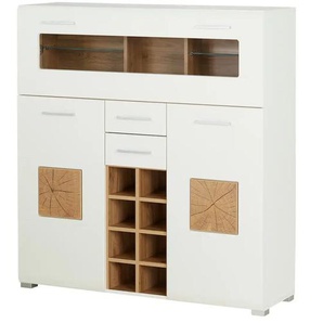 Barschrank  Cortina ¦ weiß ¦ Maße (cm): B: 120 H: 129 T: 37