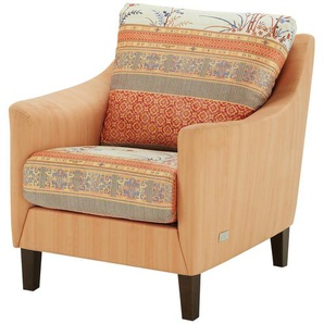 bassetti by SCHRÖNO Sessel  Ancona ¦ orange ¦ Maße (cm): B: 84 H: 90 T: 92