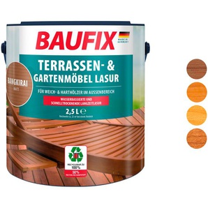 BAUFIX Terrassen- und Gartenmöbel-Lasur, 2,5 Liter