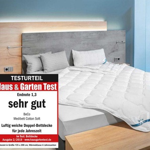 BeCo BeCo Vierjahreszeiten-Bettdecke »Medibett Cotton Soft«, perfekte Klimatisierung, stabil