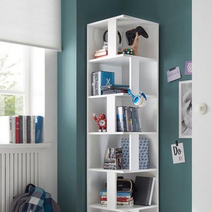 BEGA OFFICE Eckregal Corner Shelf, mit 6 offenen Fächer, 37,5x37,5x186 cm