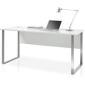 BEGA OFFICE Schreibtisch Office Lux, Home Office Desk mit U-Gestell & Kabeldurchlass, Breite 170 cm