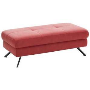 Beldomo Speed Hocker, Rot, Textil, rechteckig, 130x47x65 cm, Goldenes M, Stoffauswahl, Wohnzimmer, Hocker, Sitzhocker