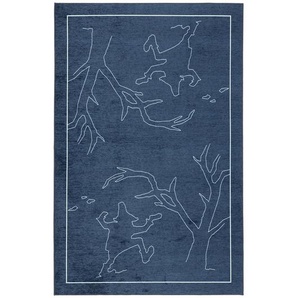 Bennjen Kinderteppich Grimmliis, Blau, Textil, Personen, rechteckig, 130x190 cm, Textiles Vertrauen - Oeko-Tex®, für Fußbodenheizung geeignet, Teppiche & Böden, Teppiche, Kinderteppiche