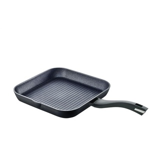 Berndes Grillpfanne  Enduro Balance Induction ¦ schwarz ¦ Aluminium ¦ Maße (cm): B: 28  Ø: 28