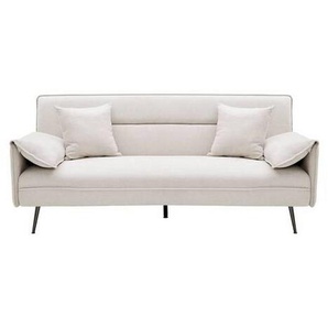 Bessagi Home Schlafsofa, Beige, Holz, Textil, 3-Sitzer, Füllung: Polyester, 199x89x95 cm, Bettfunktion erhältlich, Rücken echt, Kinder- & Jugendzimmer, Jugendmöbel, Jugendsofas