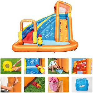 Bestway Planschbecken H2OGO!™ Wasserpark Turbo Splash, BxLxH: 320x265x270 cm, mit Dauergebläse