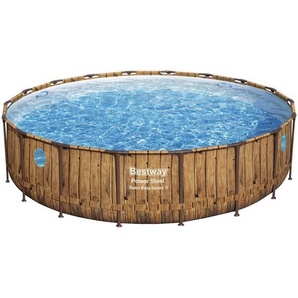 Bestway Pool, Braun, Metall, Kunststoff, 122 cm, Freizeit, Pools und Wasserspaß, Aufstellpools, Aufstellpools