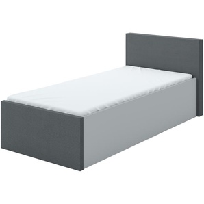 Bett - grau - Materialmix - 101 cm - 85 cm | Möbel Kraft