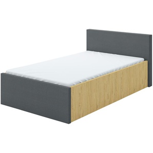 Bett - holzfarben - Materialmix - 131 cm - 85 cm | Möbel Kraft