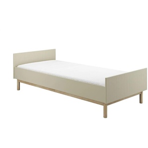 Bett Miloo - beige - Materialmix - 95,8 cm - 62,7 cm | Möbel Kraft