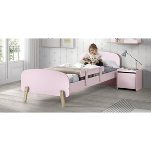 Bett-Set Kiddy mit Lattenrost, Nachtkonsole und Absturzschutz, 90 x 200 cm