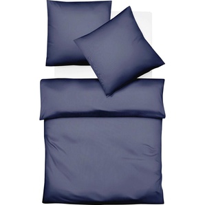 Bettwäsche FLEURESSE Lech 3089 Gr. B/L: 240 cm x 220 cm (1 St.), B/L: 80 cm x 80 cm & 80 cm x 80 cm (2 St.), Flanell, blau (marine) Bettwäsche 240x220 cm Edelflanell, Baumwolle, in Gr. 135x200, 155x220, 200x200cm