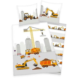 Bettwäsche-Set Baustelle - mehrfarbig - Materialmix - 135 cm - 1 cm | Möbel Kraft