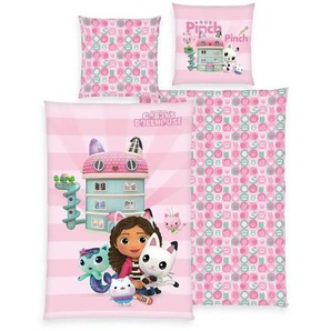 Bettwäsche-Set Gabby Dollhouse - mehrfarbig - Materialmix - 135 cm - 1 cm | Möbel Kraft