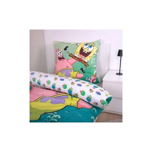 Bettwäsche-Set Spongebob | mehrfarbig | 135 cm | 1 cm |