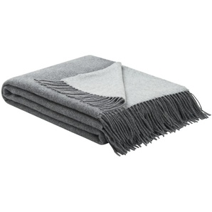 Biederlack Plaid Cashmere Plaid - grau - Materialmix - 130 cm | Möbel Kraft