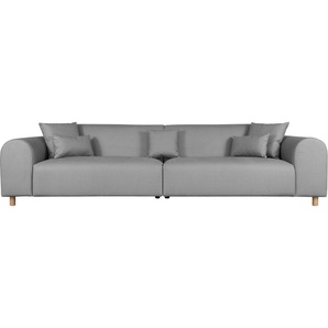 Big-Sofa ANDAS Svennis Sofas Gr. B/H/T: 314cm x 83cm x 98cm, Filzoptik, grau (hellgrau) in 2 Bezugsqualitäten, BTH: 3149883 cm