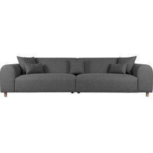 Big-Sofa ANDAS Svennis Sofas Gr. B/H/T: 314cm x 83cm x 98cm, Struktur, grau in 2 Bezugsqualitäten, BTH: 3149883 cm