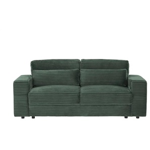 Big Sofa  Branna ¦ grün ¦ Maße (cm): B: 209 H: 89 T: 102