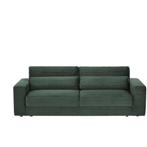 Big Sofa  Branna ¦ grün ¦ Maße (cm): B: 250 H: 101 T: 105