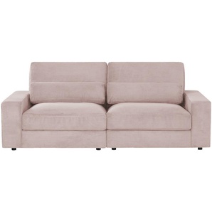 Big Sofa  Branna - rosa/pink - Materialmix - 232 cm - 88 cm - 120 cm | Möbel Kraft