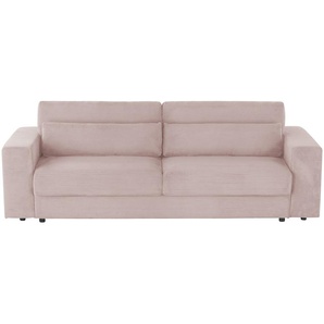 Big Sofa mit Schlaffunktion  Branna ¦ rosa/pink ¦ Maße (cm): B: 250 H: 101 T: 105