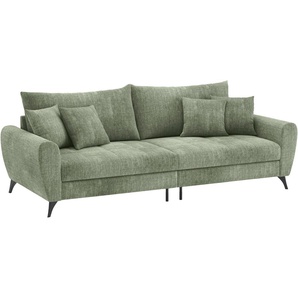 Big-Sofa MR. COUCH Blackburn II, grün (dolce 11 grün), B:260cm H:71cm T:108cm, Dolce (100% Polyester), Sofas, Wahlweise mit Kaltschaumpolsterung bis 140 kg belastbar