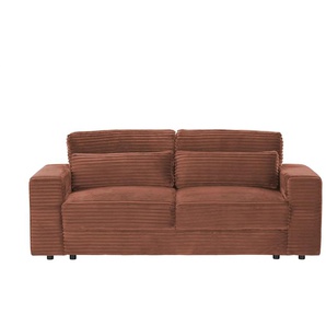 Big Sofa - orange - Materialmix - 209 cm - 89 cm - 102 cm | Möbel Kraft