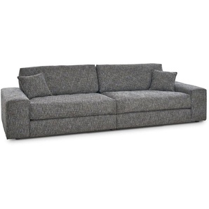 Bigsofa Dallas, blaugrau, inkl. Kissen