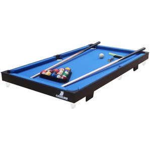 Xxxl Billardtisch, Blau, Schwarz, Holz, Kunststoff, 64x12x118 cm, Freizeit, Sport & Fitness, Spieltische