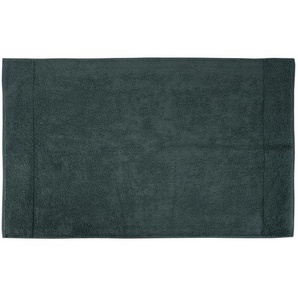 Bio:Vio Badematte Bonita, Dunkelgrün, Textil, Abstraktes, 70x120 cm, Gots, schadstoffgeprüft, Badtextilien, Badematten