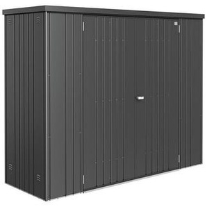 Biohort Geräteschrank 3, 227 x 83 cm Dunkelgrau metallic