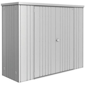 Biohort Geräteschrank 3, 227 x 83 cm Silber metallic