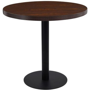 Bistrotisch Dunkelbraun 80 cm mdf