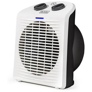 Black  Decker Fan Heater 2000W IP21 White