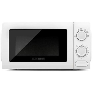 Black  Decker Microwave 20 L 700W White