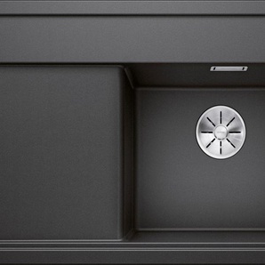 BLANCO Küchenspüle ZENAR 5 S-F Küchenspülen Mit Ablauffernbedienung Gr. Hauptbecken rechts, grau (anthrazit) Küchenspülen