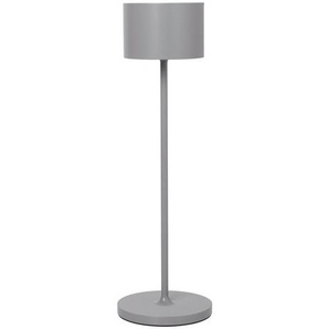 Blomus Led-Tischleuchte Farol, Grau, Metall, 33.5 cm, 3 Helligkeitsstufen, 3-fach schaltbar, Farbtemperaturwechsler, aufladbar über Usb, Lampen & Leuchten, Innenbeleuchtung, Tischlampen, Akku-tischleuchten