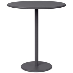 Blomus Loungetisch, Dunkelgrau, Metall, rund, rund, 40x45x40 cm, regenabweisend, wetterbeständig, Loungemöbel, Loungetische